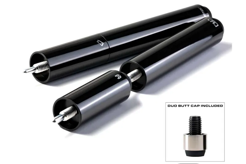 Cuetec Duo Extensions, incl. adapter, metallic-black